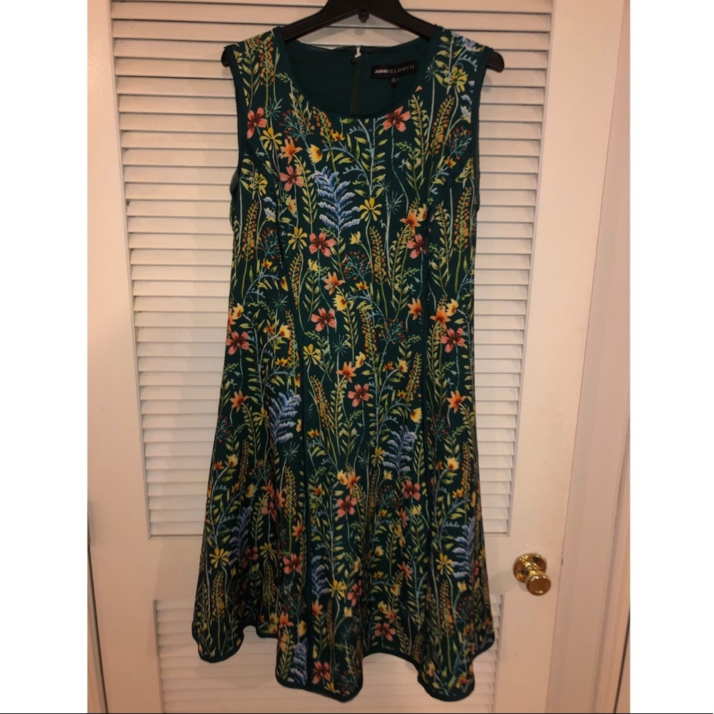 Jason Wu for ELOQUII Aline Floral Flirty Dress